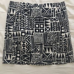 Graphic print skirt